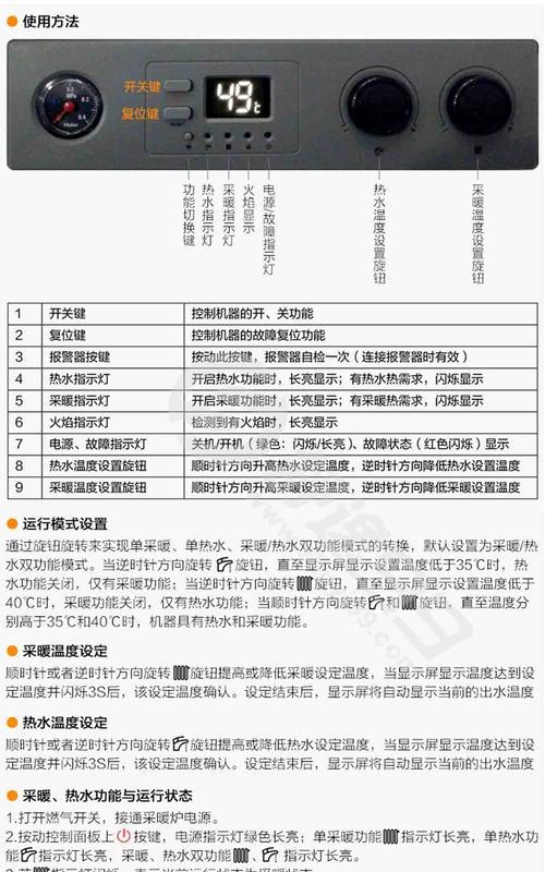 解读以诺科壁挂炉E1故障及维修方法（以诺科壁挂炉E1故障分析与维修指南）