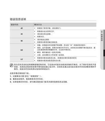 三洋洗衣机E9故障原因解析（探寻三洋洗衣机E9故障背后的原因）