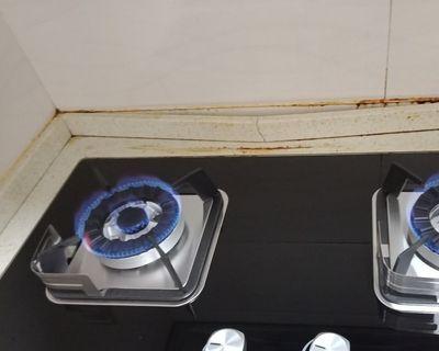 燃气灶墙面处理方法（简单装饰）